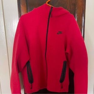 Red Nike Tech Fleece
